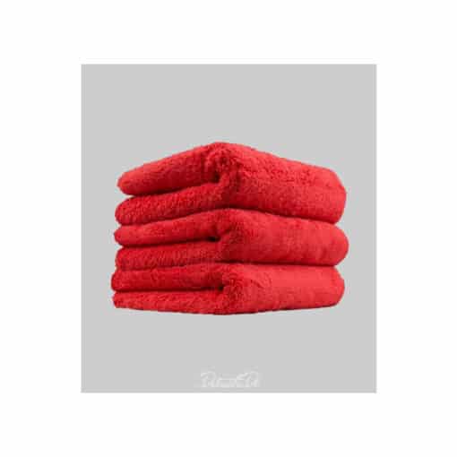 Happy Ending towels rood red