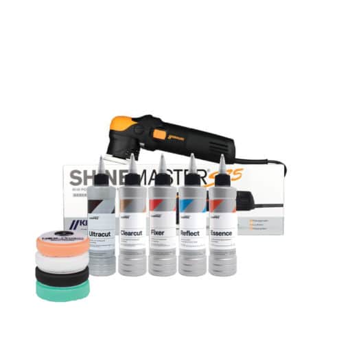 Krauss S75 mini polisher kit met Carpro polierproducten